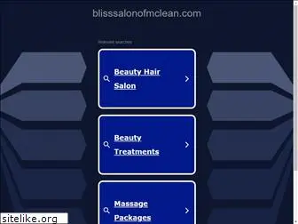 blisssalonofmclean.com