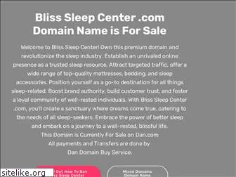 blisssleepcenter.com