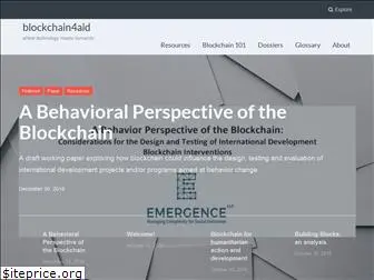 blockchain4aid.org