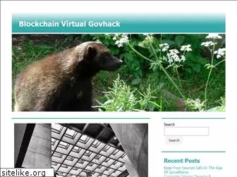 blockchainvirtualgovhack.com