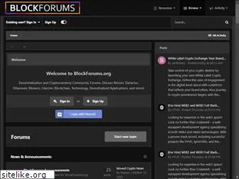 www.blockforums.org website price