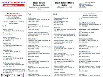 blockislandmenus.com