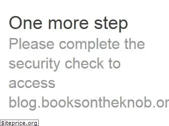 blog.booksontheknob.org