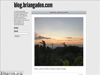 blog.briangaden.com