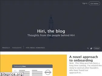 blog.hiri.com