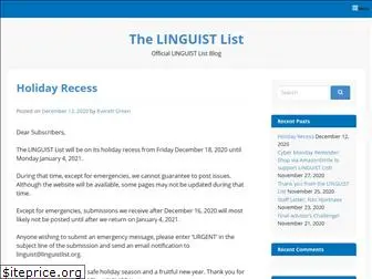 blog.linguistlist.org
