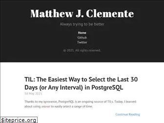 blog.mattclemente.com