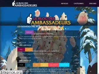 blogambassadeurs.fr