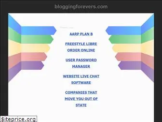 bloggingforevers.com