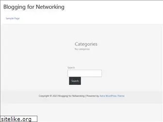 bloggingfornetworking.com