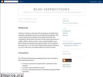 bloginstructions.blogspot.com.au
