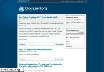 blogs.perl.org