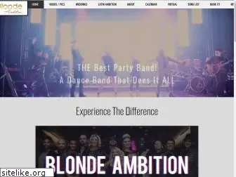 blondeambitionband.com