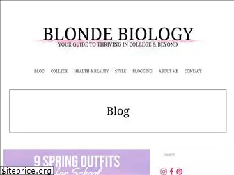 blondebiology.com
