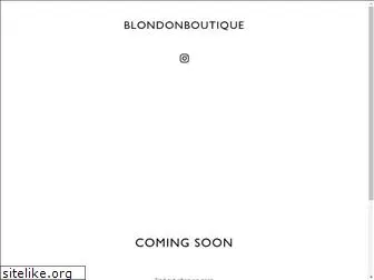 blondonboutique.com