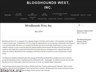 bloodhoundswest.org