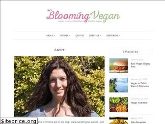 bloomingvegan.com