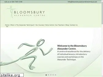 bloomsburyalexandertechnique.com