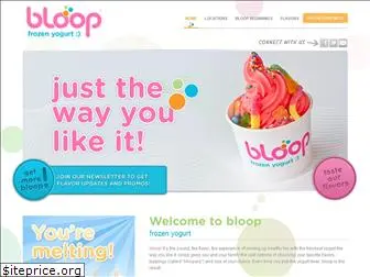 bloopfrozenyogurt.com