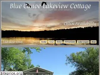 bluecanoecottage.com