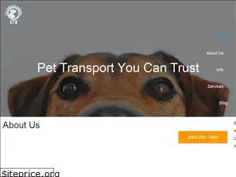 bluecollarpettransport.com