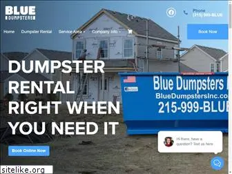 bluedumpstersinc.com