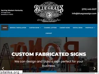 bluegrasssign.com