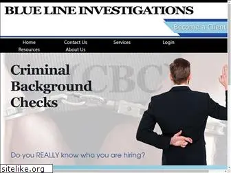 bluelineinvestigations.net