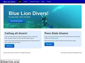 blueliondivers.com