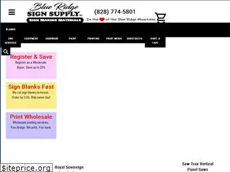 blueridgesignsupply.com