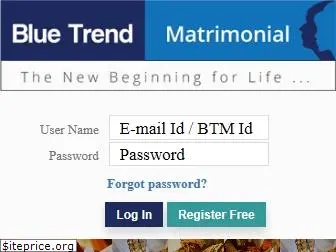 bluetrendmatrimonial.com