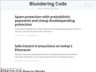 blunderingcode.com