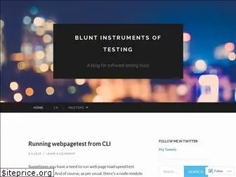 bluntinstrumentsoftesting.com