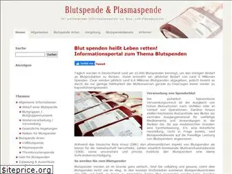 blutspende-plasmaspende.de