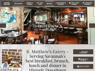 bmatthewseatery.com