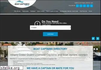 www.boatcaptainsdirectory.com