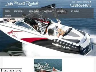 boatrentalslakepowell.com