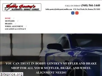 bobbygentrymuffler.com