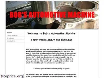 bobsautomotivemachine.com