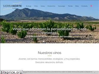 bodegasierranorte.com