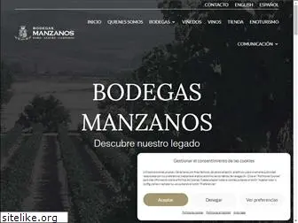 bodegasmanzanos.com