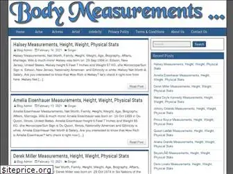 bodymeasurementsinfo.com