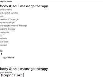 bodysoul.massagetherapy.com
