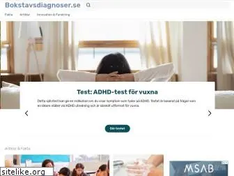 bokstavsdiagnoser.se