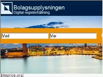 bolagsupplysningen.se