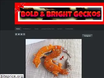 boldandbrightgeckos.com