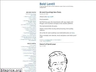 boldlentil.wordpress.com