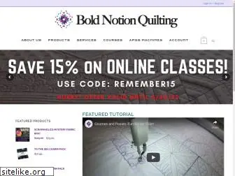 boldnotionquilting.com