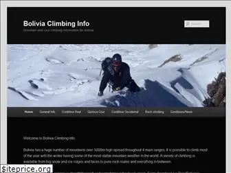 boliviaclimbinginfo.org