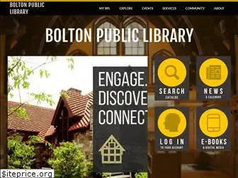 boltonpubliclibrary.org